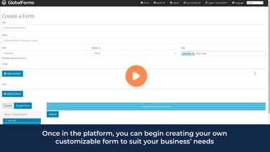 GlobalForms Demo Video