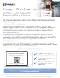 Return to Work Essentials Sell Sheet